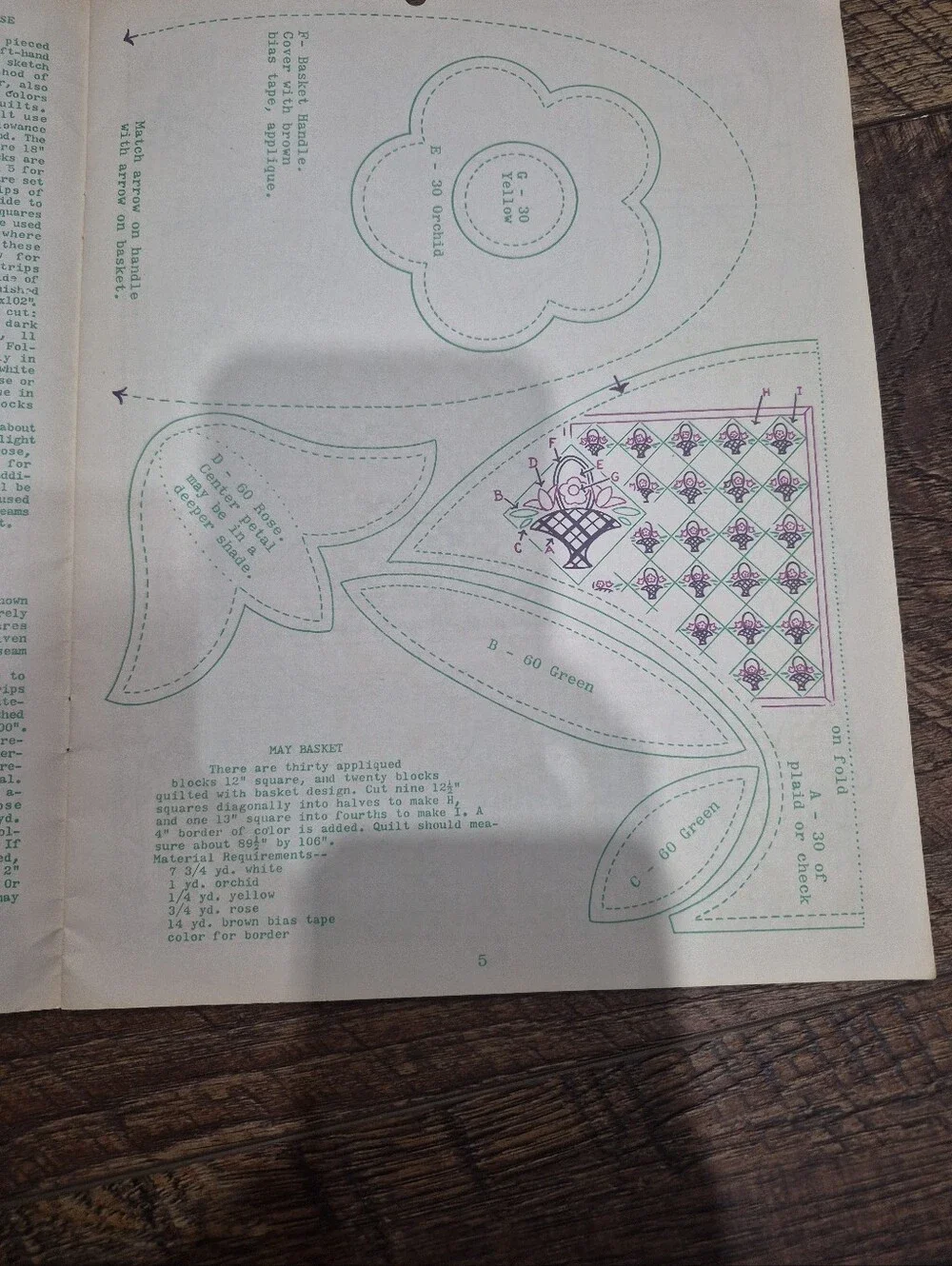 Rare 1950s Aunt Martha's Quilt Patterns For Cutting Guides & Complete Directions